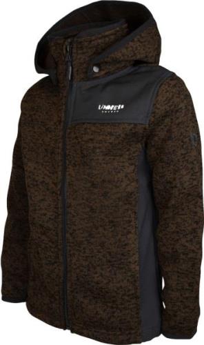 Lindberg Bormio Fleecejacke, Dark Brown, 120