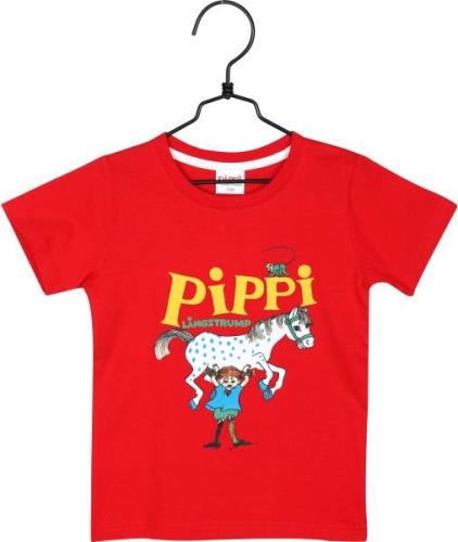 Pippi Langstrumpf T-Shirt, Rot, 152-158