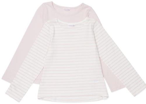 Luca &  Lola Maddelena Langärmliges Top 2er-Pack, Pink/Stripes 110-116