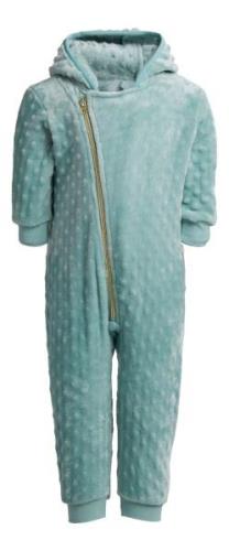 Petite Chérie Atelier Nour Fleece-Overall, Blue Surf, 62