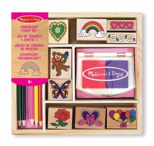 Melissa &  Doug Stempel-Set Freundschaft