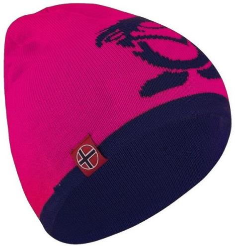 Trollkids Trollmütze, Navy/Magenta, Größe 54