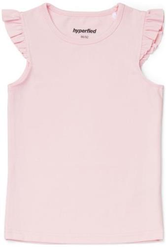 Hyperfied Frill Tank Top, Chalk Pink 110-115