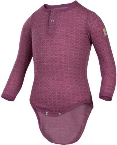 Janus Babywool Body, Purple, 60, Babykleidung