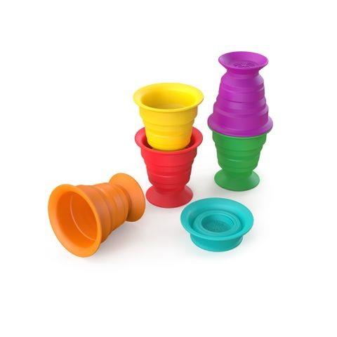 Baby Einstein Stack &  Squish Cups™ Aktivitätsspielzeug, Mehrfarbig, B...