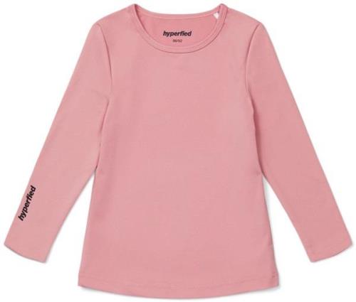 Hyperfied Long Sleeve Logo Top, Blush 122-128