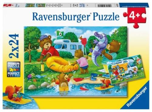 Ravensburger Puzzle Camping 2x24 Teile