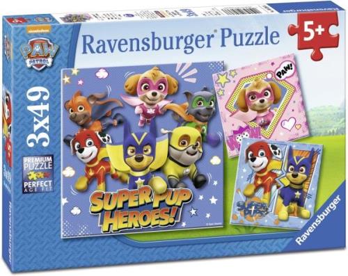 Ravensburger Paw Patrol Puzzle 3x49 Teile