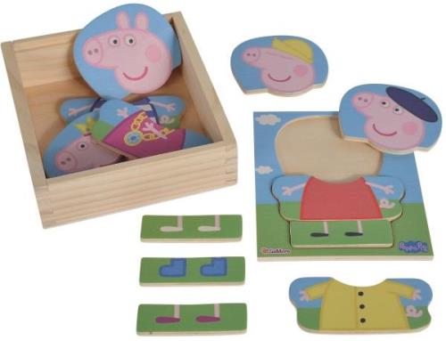 Peppa Wutz Kleiderpuzzle 14 Teile