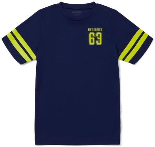 Hyperfied Back Logo T-Shirt, Medieval Blue 98-103