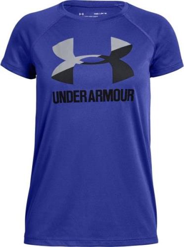 Under Armour Big Logo Tee Solid SS Trainingsshirt, Purple XS