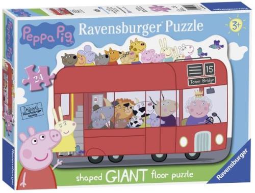 Ravensburger Puzzle Peppa Wutz Bus, 24 Teile