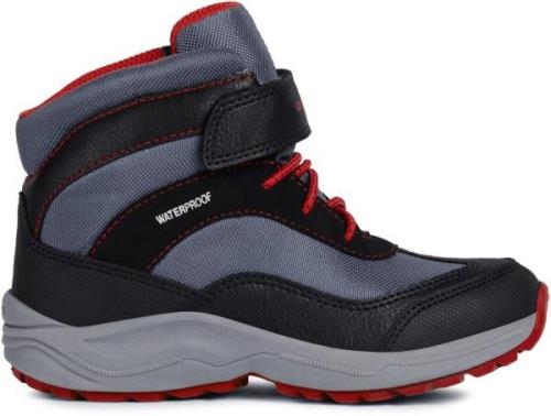 Geox New Alaska WPF Winterstiefel, Black/Red 25