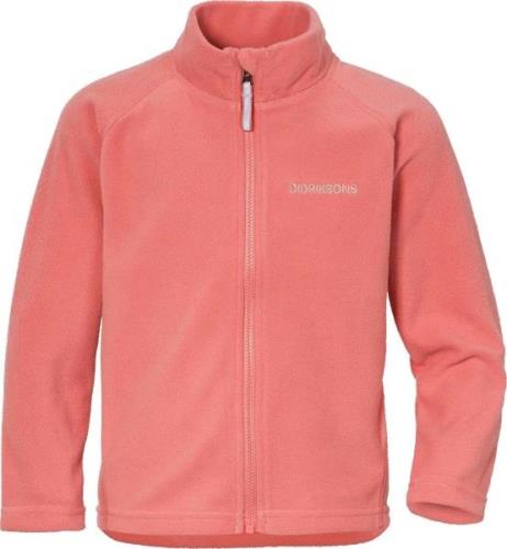 Didriksons Monte Fleecejacke, Peach Rose, 100