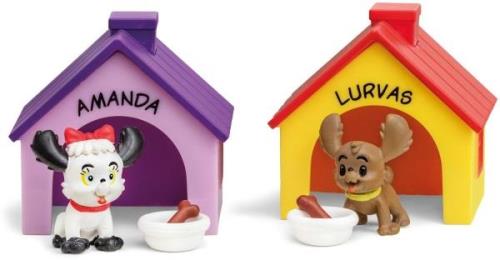 Bamse Figurenset Amanda + Lurvas