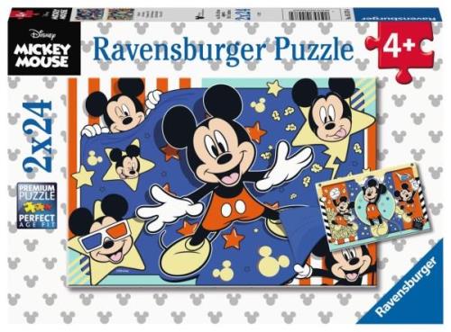 Ravensburger Puzzle Disney Micky Maus 2x24 Teile