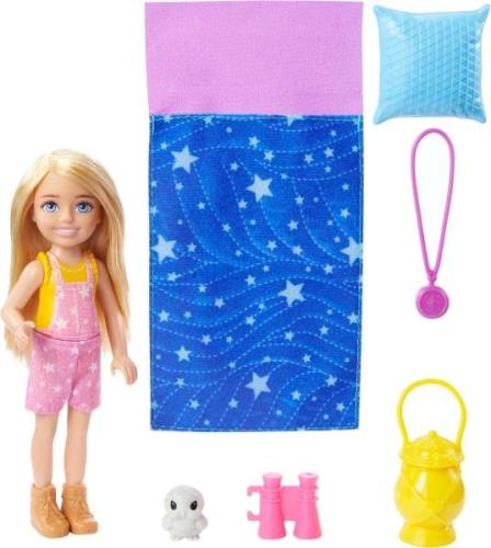 Barbie Camping Chelsea Modepuppe, Blond