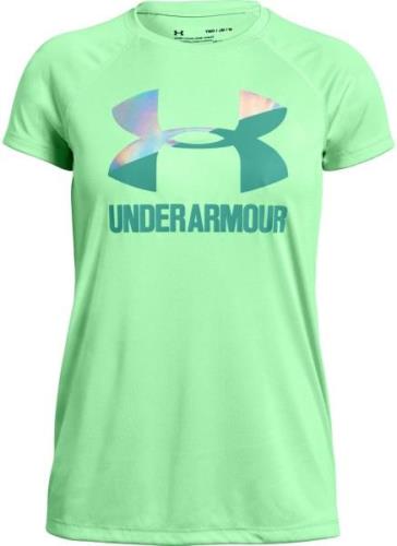 Under Armour Big Logo Tee Solid SS Trainingsshirt, Green Typhoon S