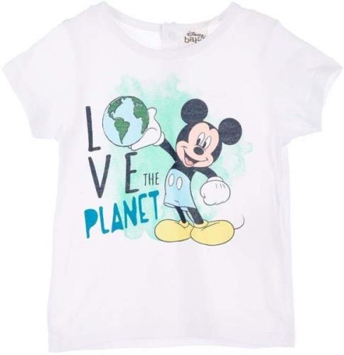 Disney Micky Maus T-Shirt, White, 6 Monate