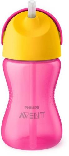 Philips Avent Becher mit Strohhalm 300ml, Rosa