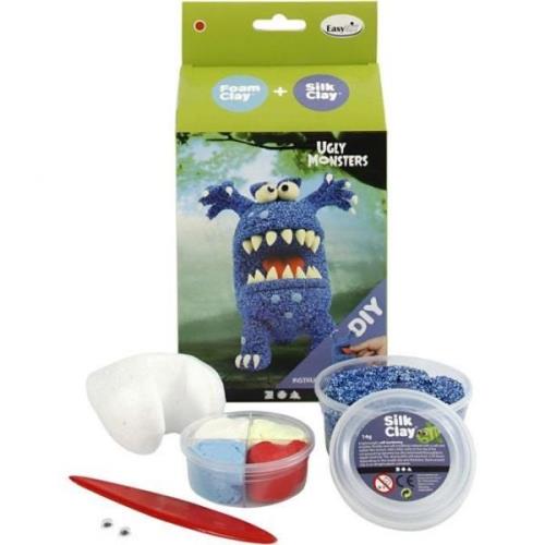 Foam Clay Funny Friends Monster, Blau