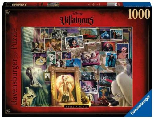 Ravensburger Puzzle Disney Villainous: Cruella De Vil 1000 Teile