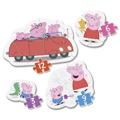 Peppa Wutz Puzzle Mein erstes Puzzle 3 in 1