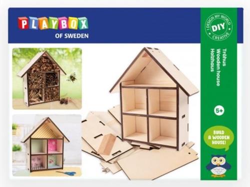 Playbox Bastelset Holzhaus