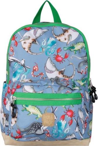 Pick &  Pack Mix Animal Kinder Rucksack 10L, Cloud Grey