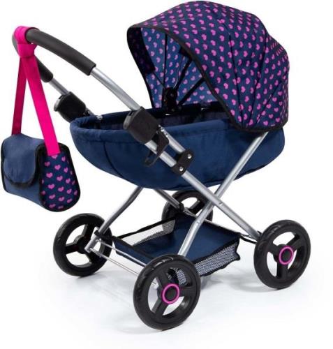 Bayer Design Puppenwagen Cosy, Blau/Rosa