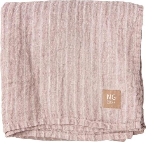 NG Baby Leinendecke 100x100, Dusty Pink