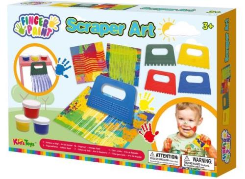 Kids Dough Scrape Art Fingerfarbe