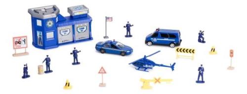 Alex's Garage Polizeistation Spielset 20 Teile