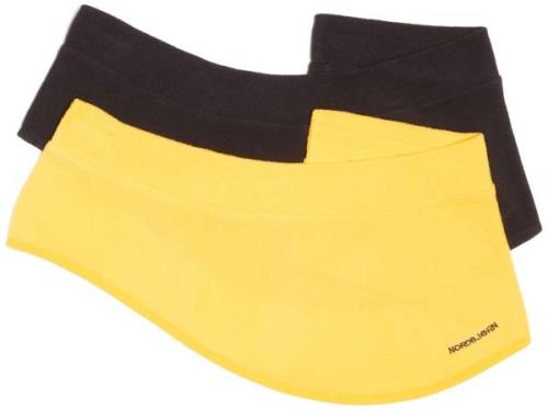 Nordbjørn Sarek Fleece-Halswärmer 2er-Pack, Black/Banana