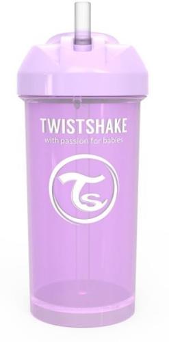 Twistshake Trinkhalmbecher 360ml 6+m, Lila