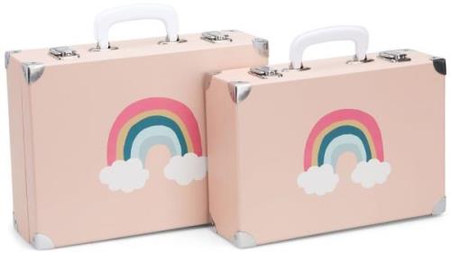 Cloudberry Castle Pappkoffer 2er-Pack, Dusty Rose