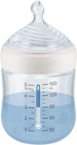 NUK Nature Sense Babyflasche 150 ml, Weiß