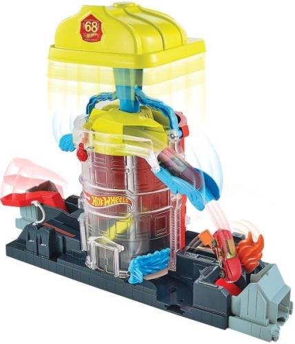 Hot Wheels City Spielset Super Fire House Rescue