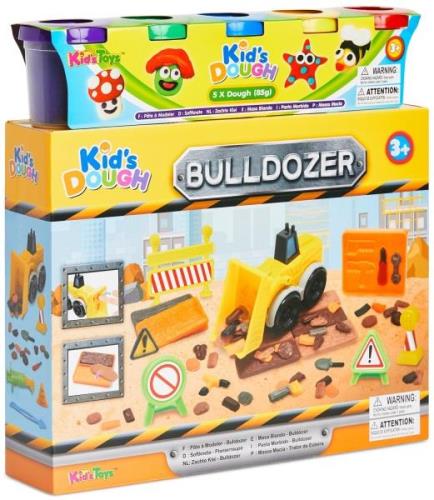 Kid's Dough Bulldozer Spielknete 5 Farben