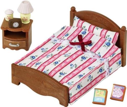 Sylvanian Families Puppenhausmöbel Semi-Doppelbett