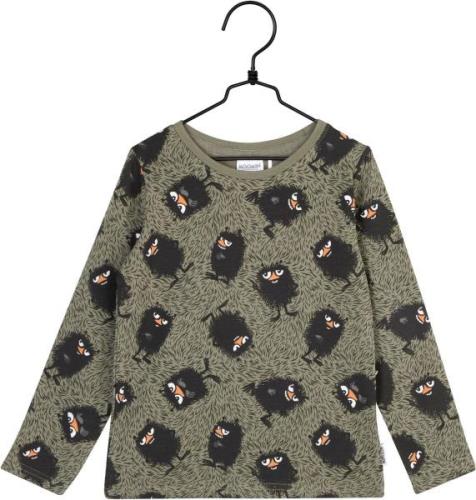 Mumin Furry Pullover, Green, 122