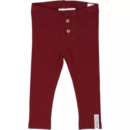 Geggamoja Leggings, Burgundy, 62-68