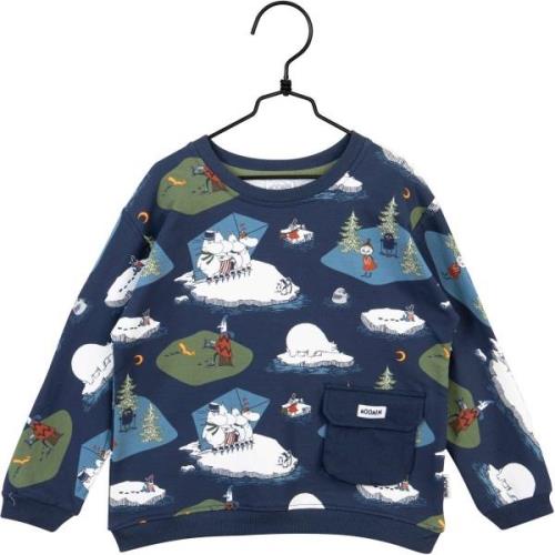 Mumin On Float Pullover, Blue, 122