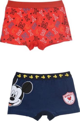 Disney Micky Maus Boxershorts 2er-Pack, Blue, 6-8 Jahre