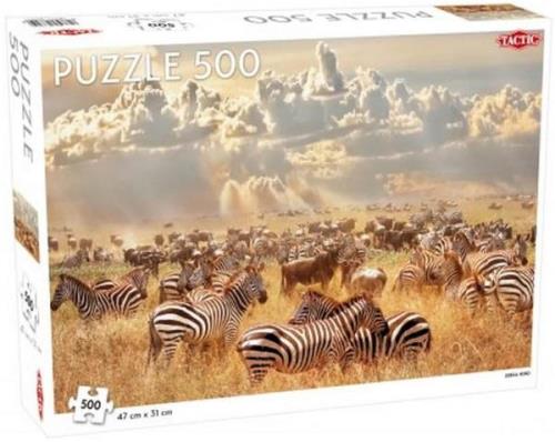 Tactic Puzzle Zebra Herd 500 Teile