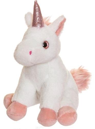 Teddykompaniet Kuscheltier Einhorn 25 cm, Weiß