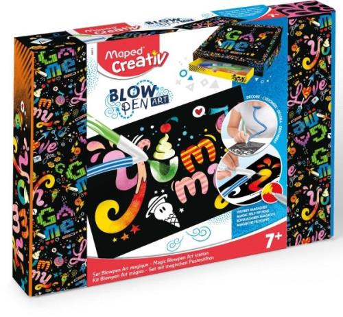 Maped Creativ Bastelset Magic Blowpen Art Station