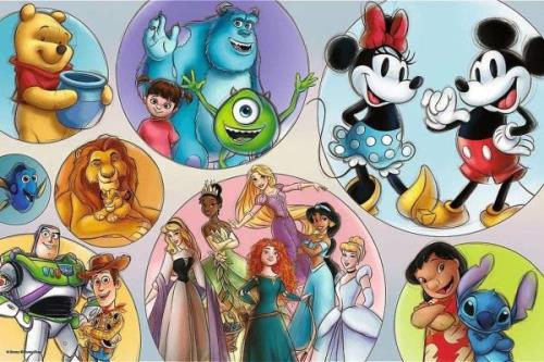 Trefl Puzzle The colorful world of Disney XL 160 Teile