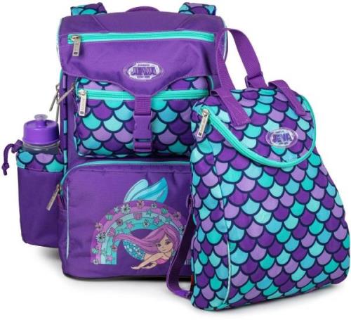 Jeva Beginners Kinder Rucksack 16L, Rainbow Mermaid