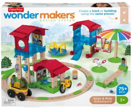 Fisher-Price Wonder Makers Design System Bausatz Slide &  Ride Schooly...